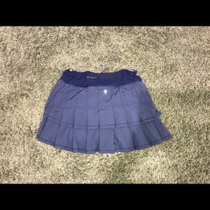 Navy Blue Ivivva Set the Pace Tennis Skort